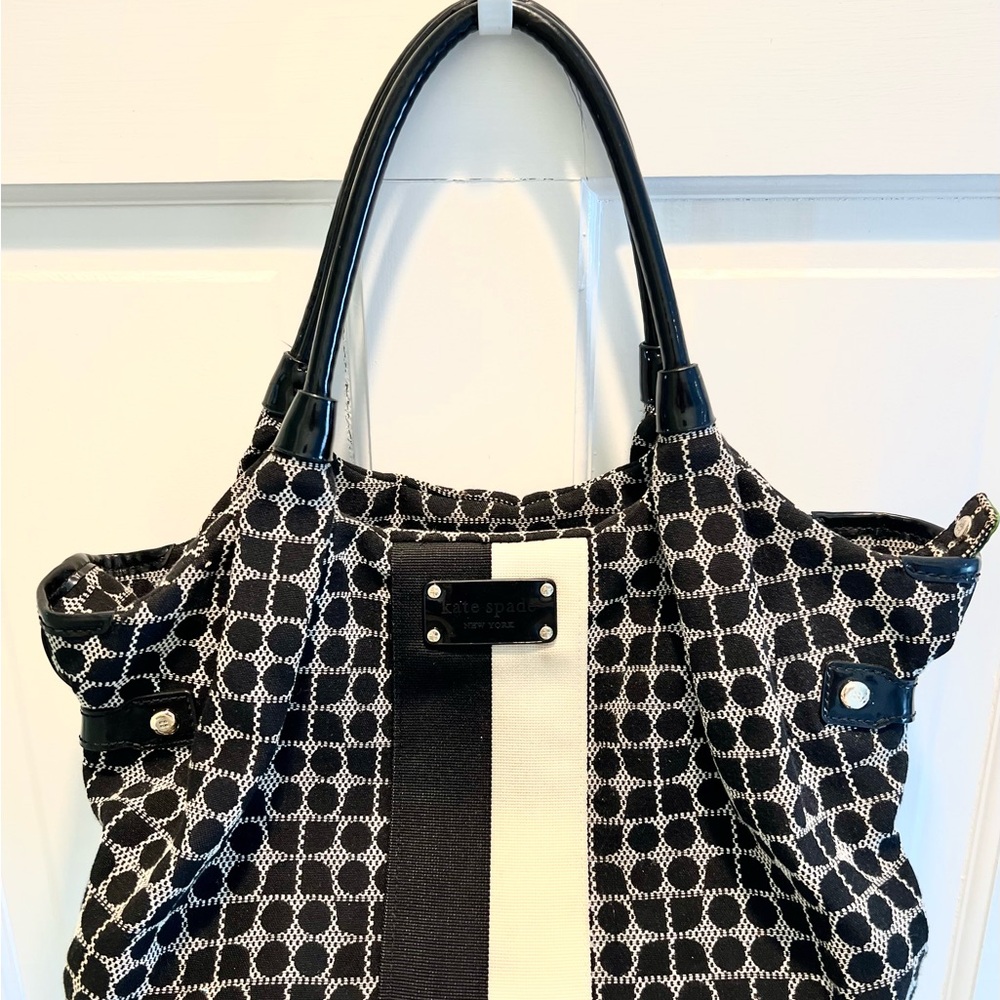 Kate Spade Black and White Tote Bag